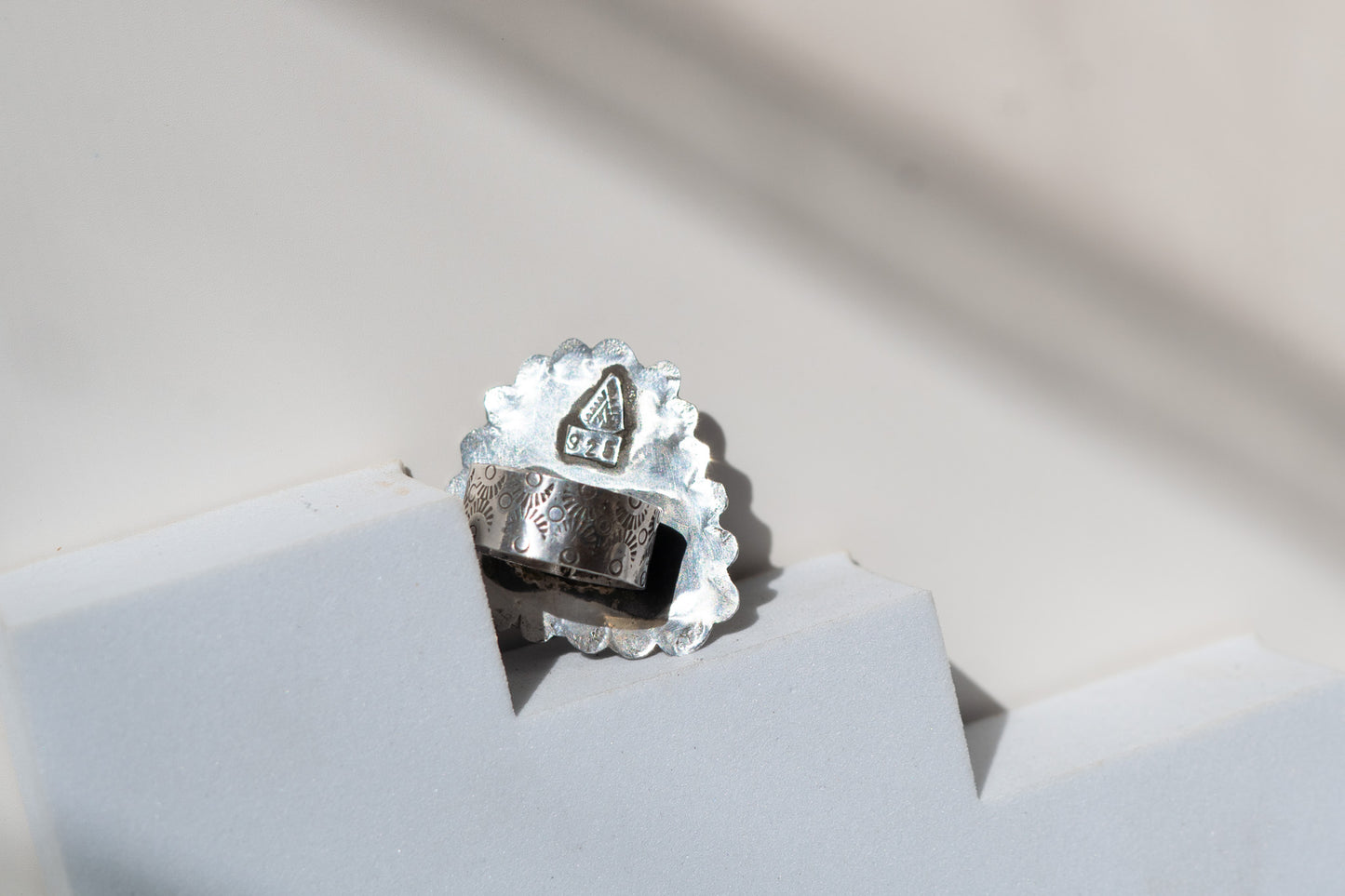 SPIRITED BLUE MOON TURQUOISE + STERLING SILVER RING