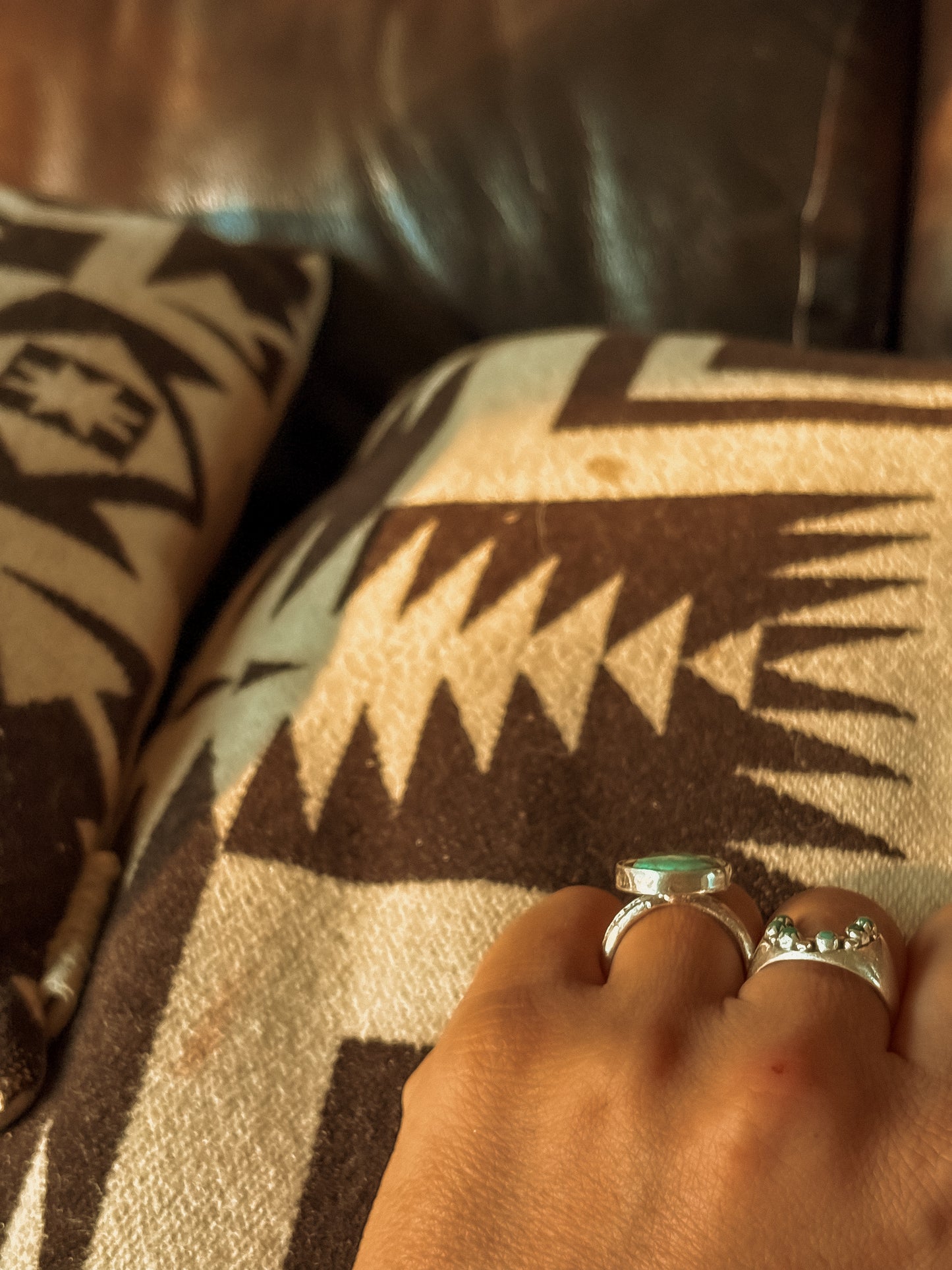 TURQUOISE STACKER RING #8