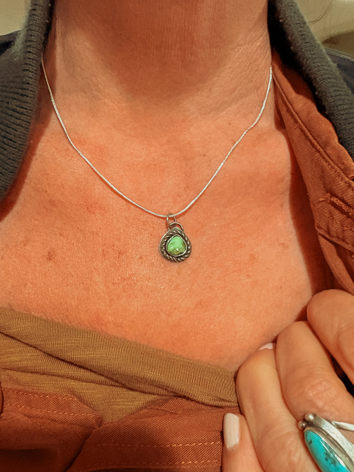 TATHRA NSW SUNDAY 1st NOVEMBER ~ MAKE A TURQUOISE + STERLING SILVER NECKLACE CLINIC.