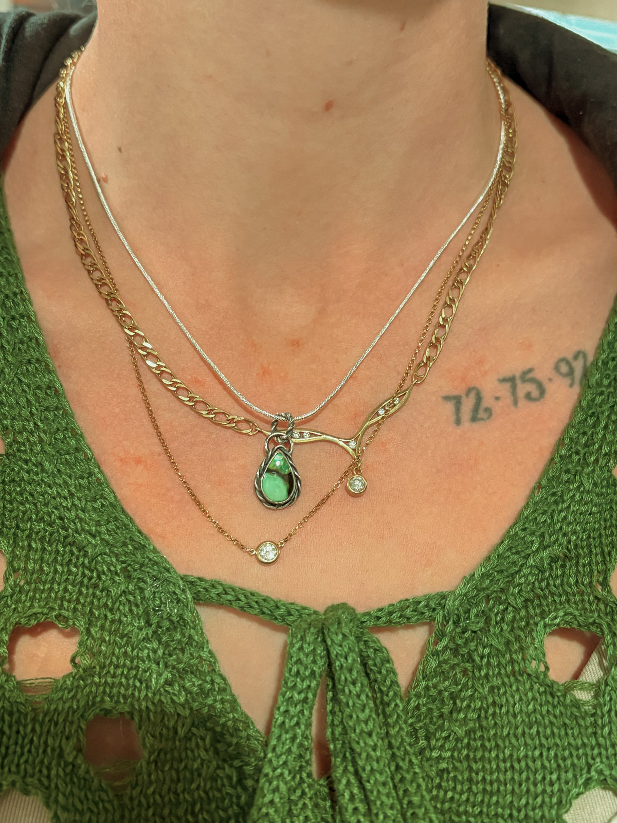 TATHRA NSW SUNDAY 1st NOVEMBER ~ MAKE A TURQUOISE + STERLING SILVER NECKLACE CLINIC.