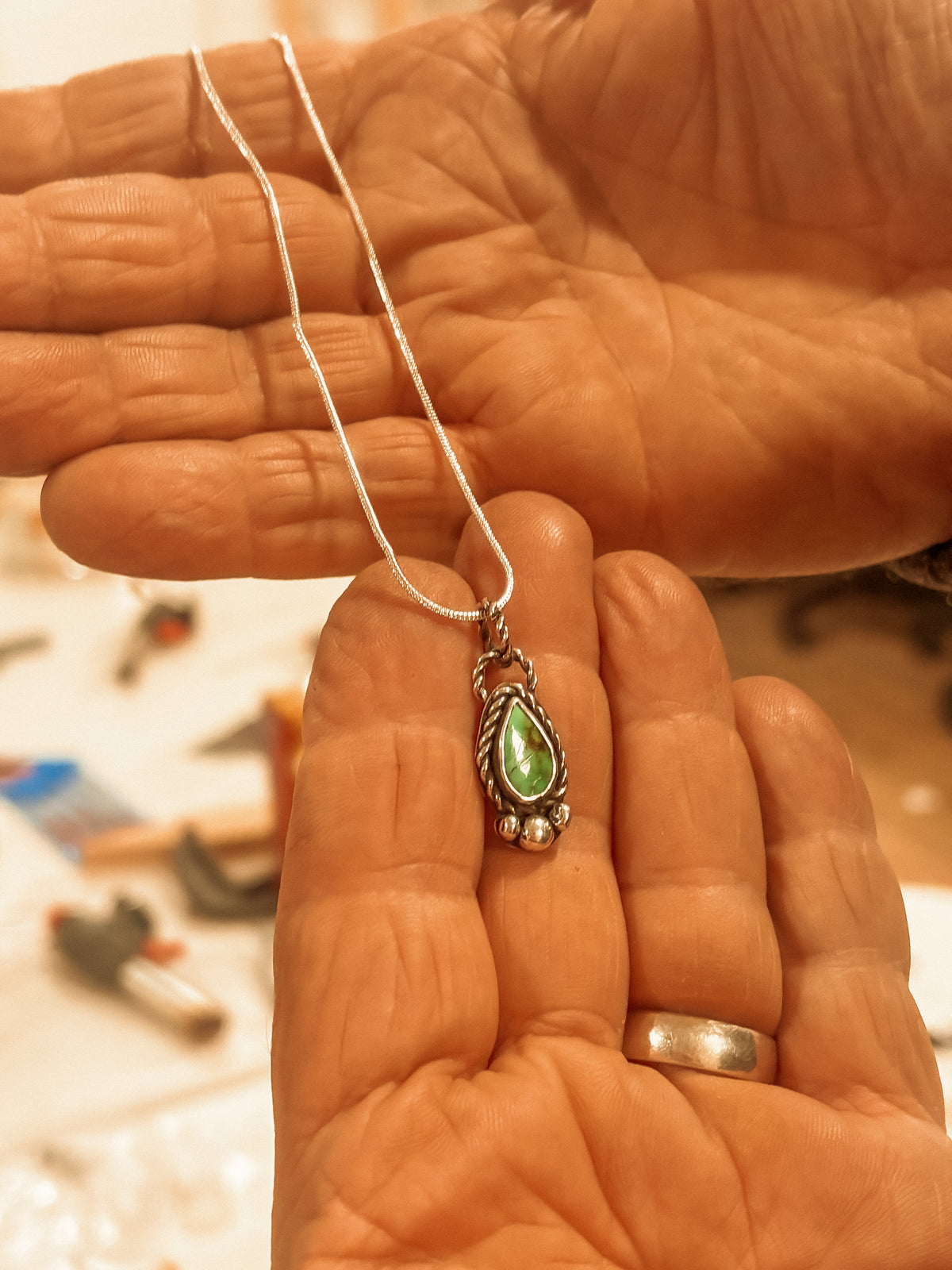 TATHRA NSW SUNDAY 1st NOVEMBER ~ MAKE A TURQUOISE + STERLING SILVER NECKLACE CLINIC.