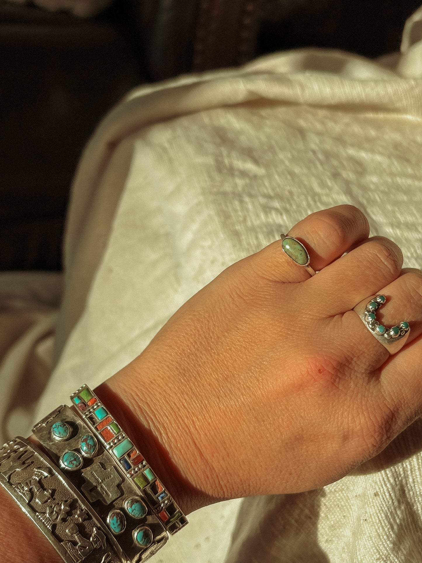 TURQUOISE STACKER  RING #1