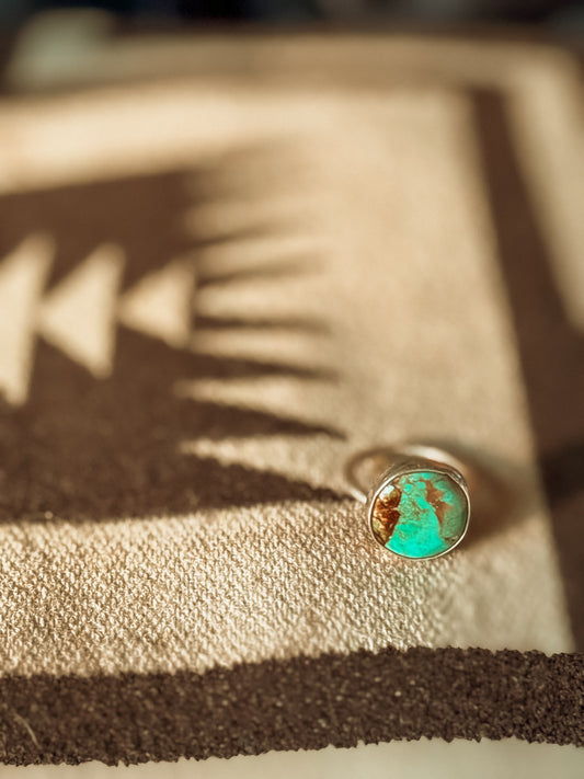 TURQUOISE STACKER RING #8